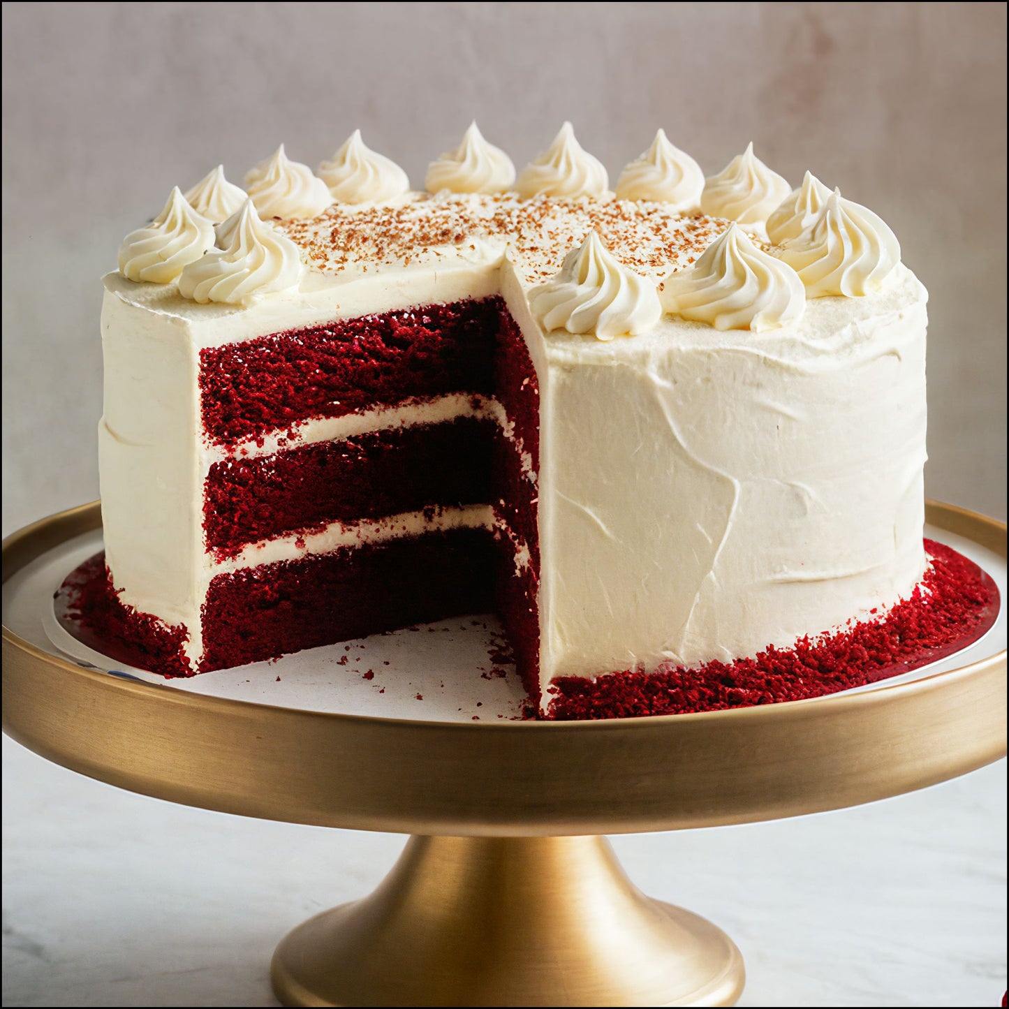 Rödtårta - Red velvet vegansk