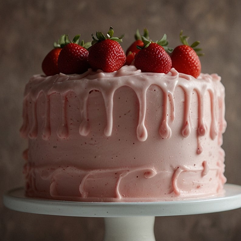 Klassisk jordgubbstårta