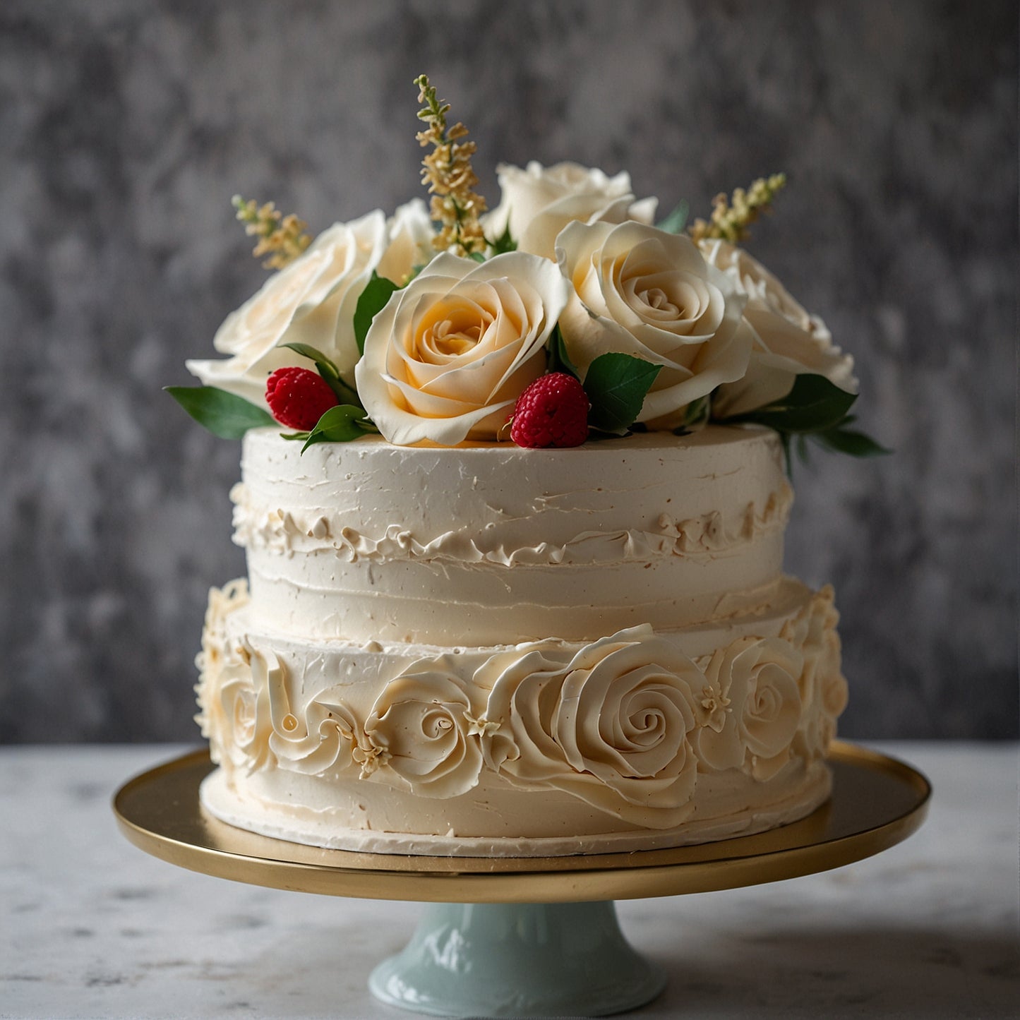 Wedding cake - two tier