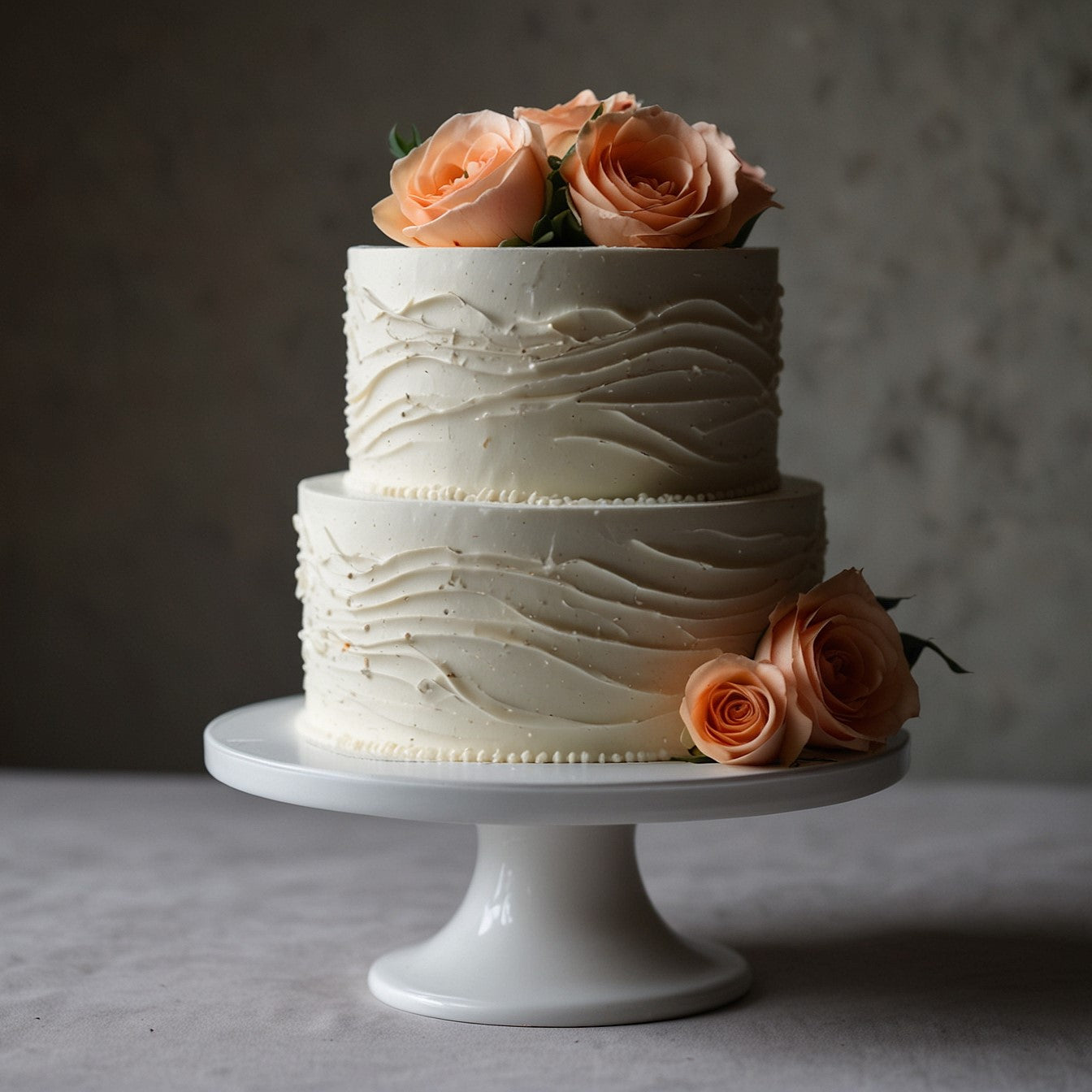 Wedding cake - two tier