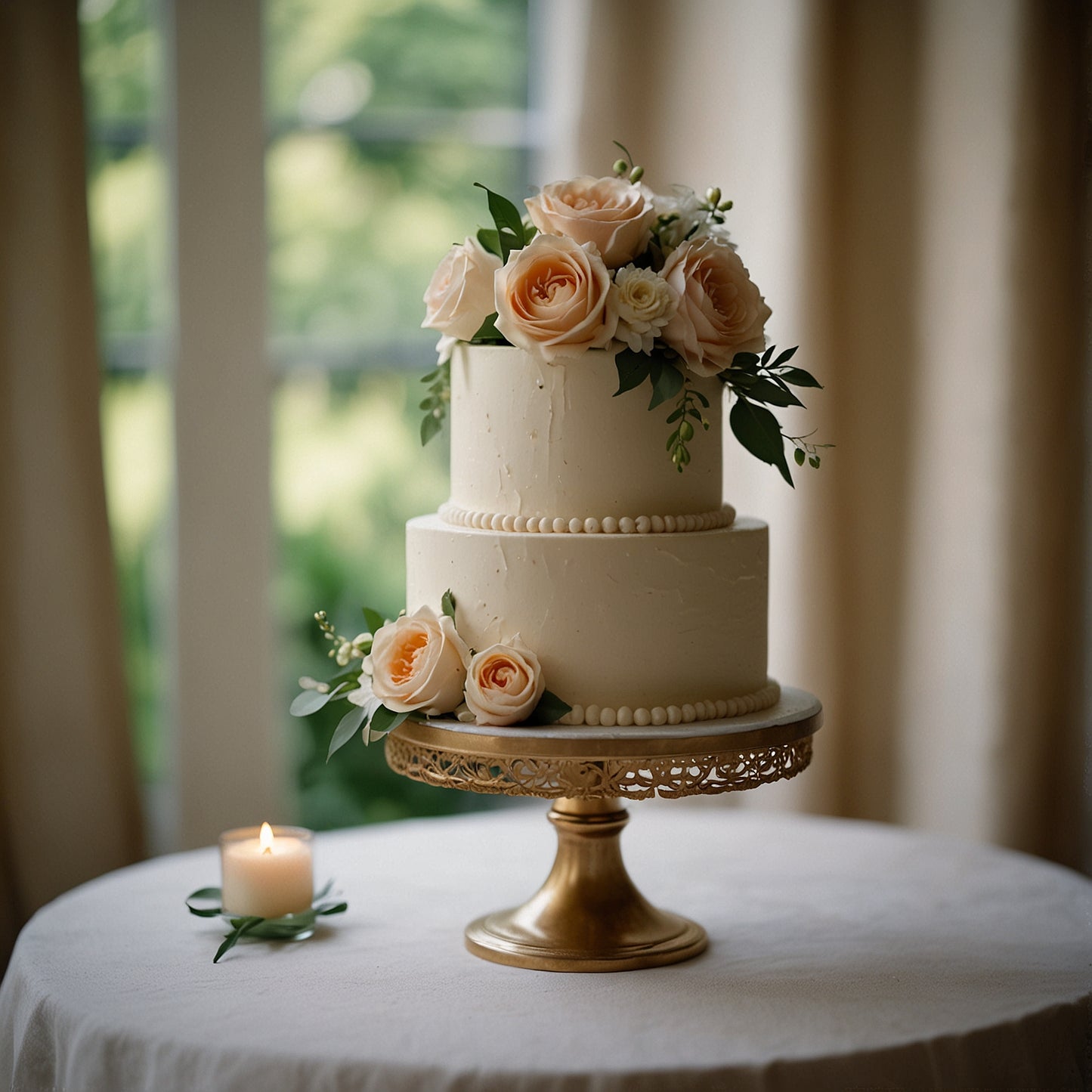 Wedding cake - two tier