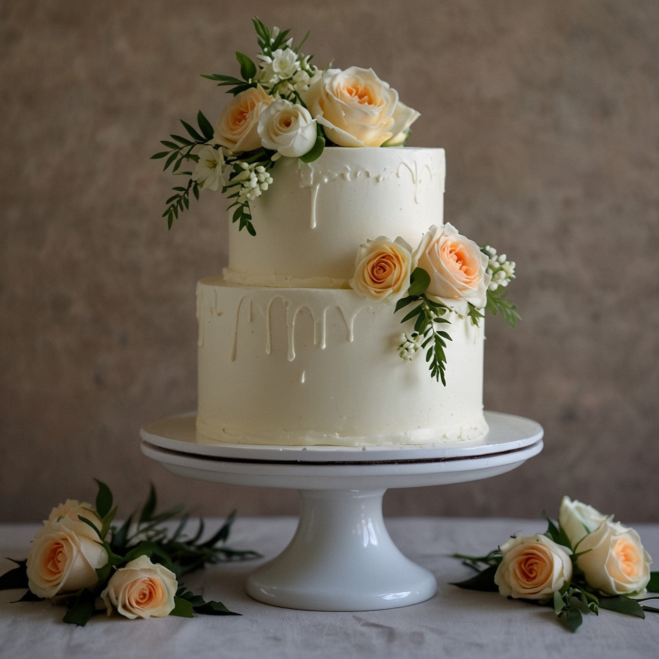 Wedding cake - two tier