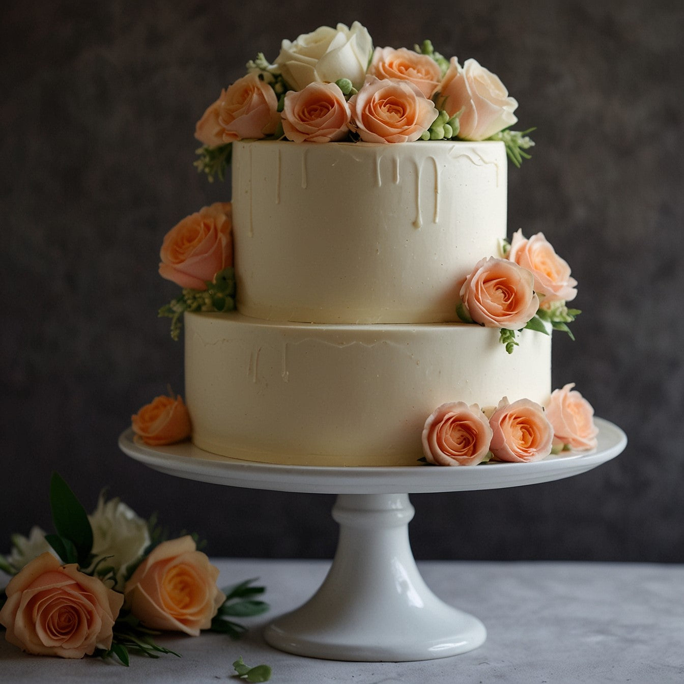 Wedding cake - two tier