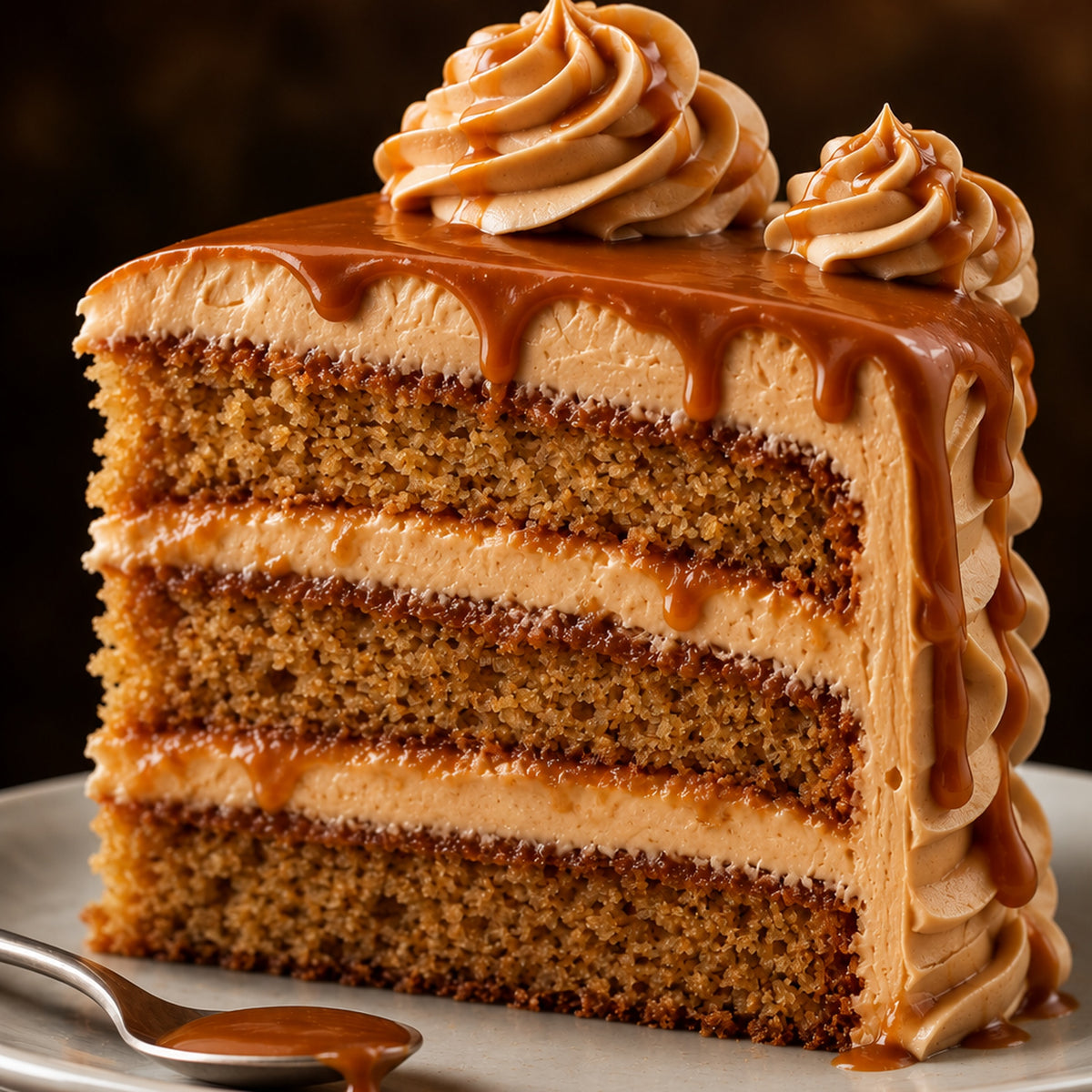 Caramel cake - Vegansk