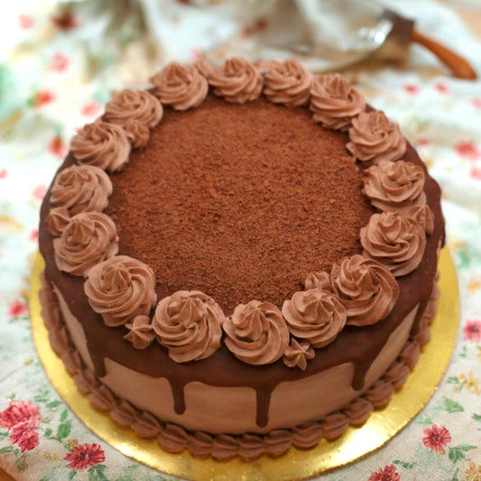 Chokladtårta - Riven choklad